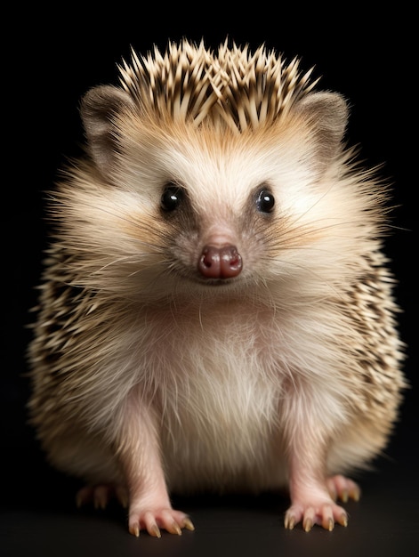 Hedgehog closeup view