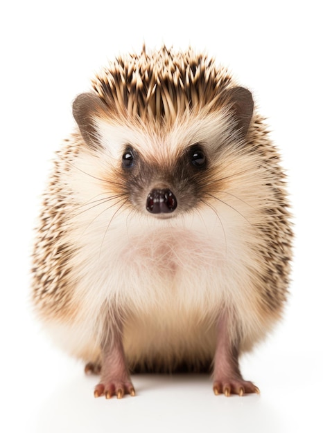 Hedgehog isolated on a white background