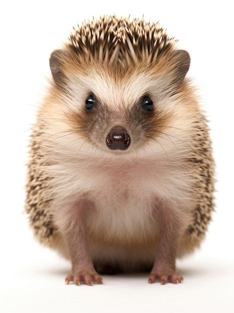 Hedgehog isolated on a white background