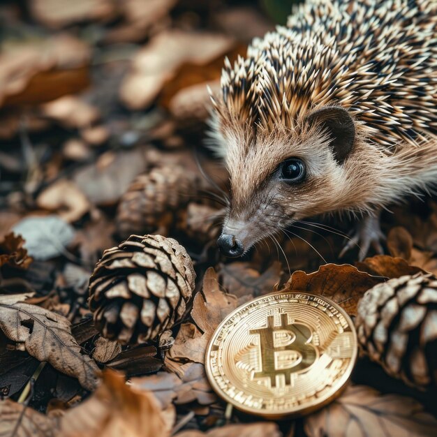 A hedgehog rolling into Bitcoin investments cautious but curious about the prickly crypto market