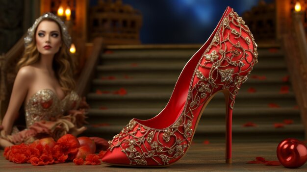 Heel shoes hd 8k wallpaper stock photographic image