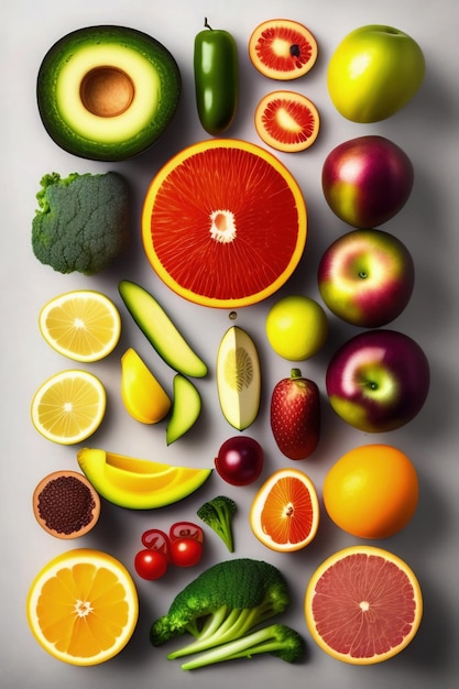 heerlijk fruit appetijtelijk met een look waar je perfect van wilt eten