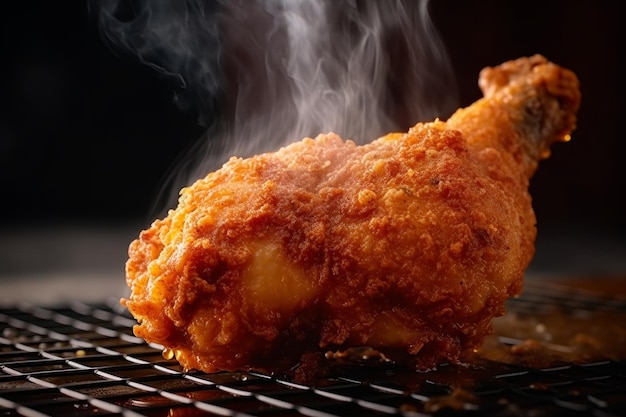 Heerlijk gegrilde kip met krokant vel en sappig vlees Generatieve AI