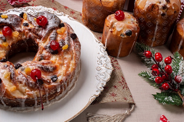 Heerlijk kerstbrood en zelfgemaakte panettone