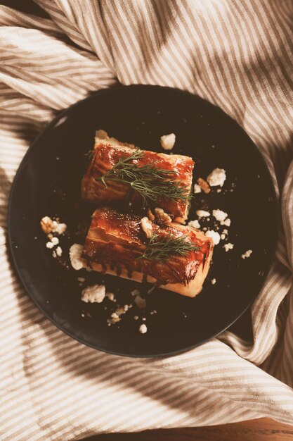 heerlijk natuurlijk esthetisch gebakken brood