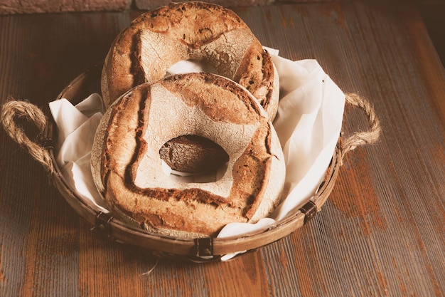 heerlijk natuurlijk esthetisch gebakken brood