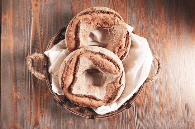 heerlijk natuurlijk esthetisch gebakken brood