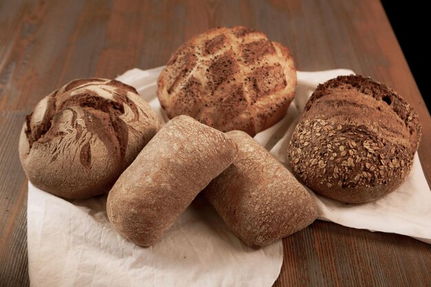 heerlijk natuurlijk esthetisch gebakken brood