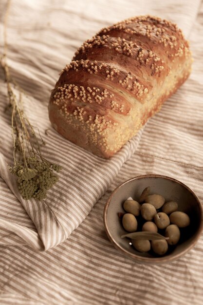 heerlijk natuurlijk esthetisch gebakken brood