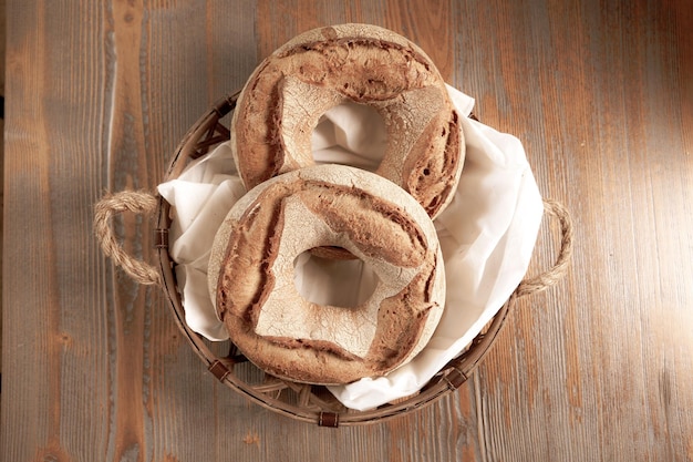 heerlijk natuurlijk esthetisch gebakken brood