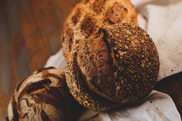 heerlijk natuurlijk esthetisch gebakken brood