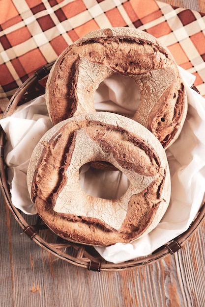 heerlijk natuurlijk esthetisch gebakken brood