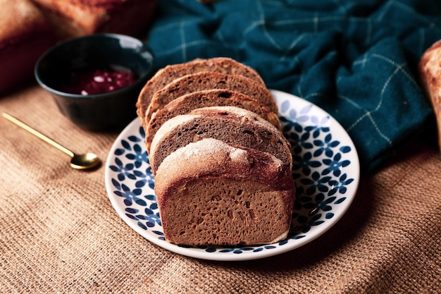 heerlijk natuurlijk esthetisch gebakken brood