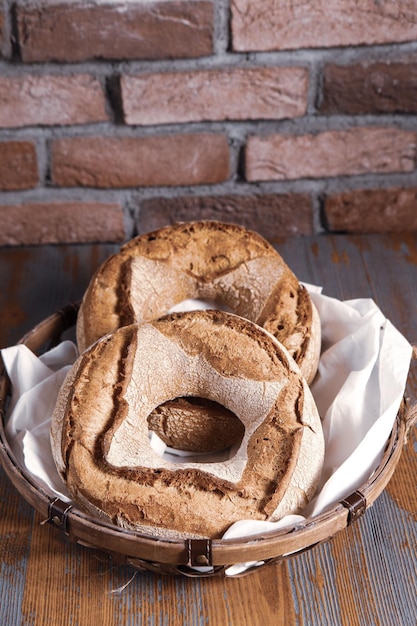 heerlijk natuurlijk esthetisch gebakken brood