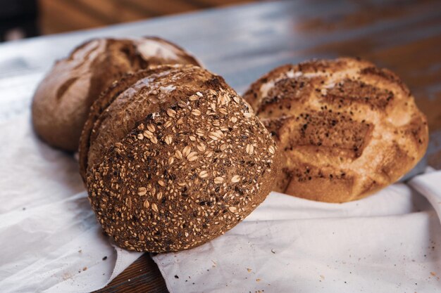 heerlijk natuurlijk esthetisch gebakken brood