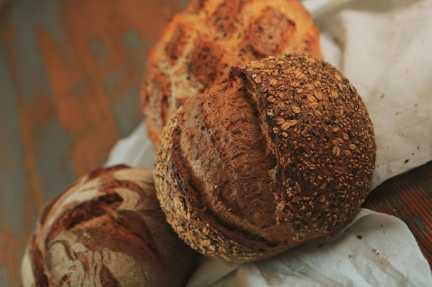 heerlijk natuurlijk esthetisch gebakken brood