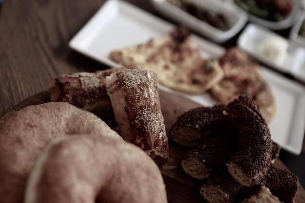 heerlijk natuurlijk esthetisch gebakken brood