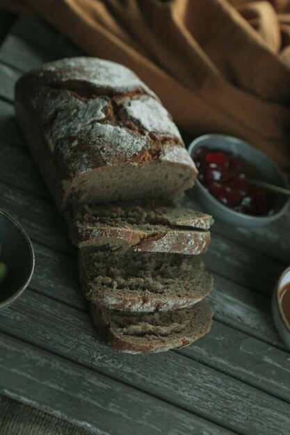 heerlijk natuurlijk esthetisch gebakken brood