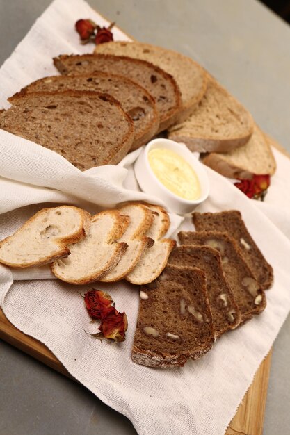 heerlijk natuurlijk esthetisch gebakken brood