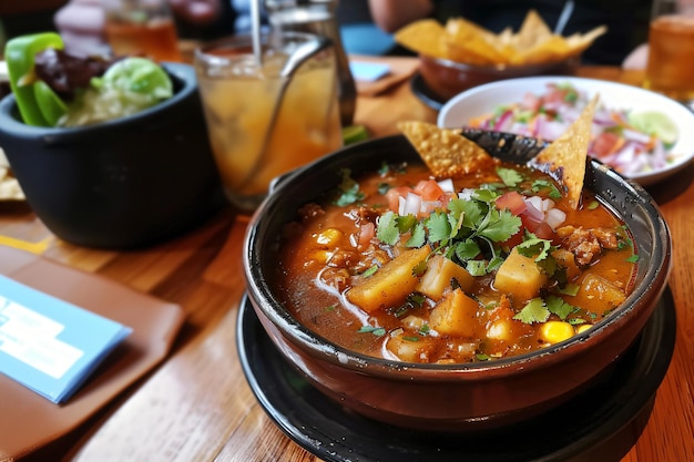 Foto heerlijk traditioneel mexicaans gerecht close-up fotografie