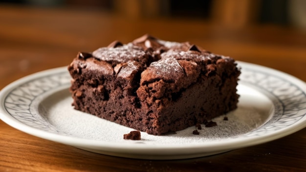 Heerlijk verleidelijke chocoladekoek klaar om te proeven