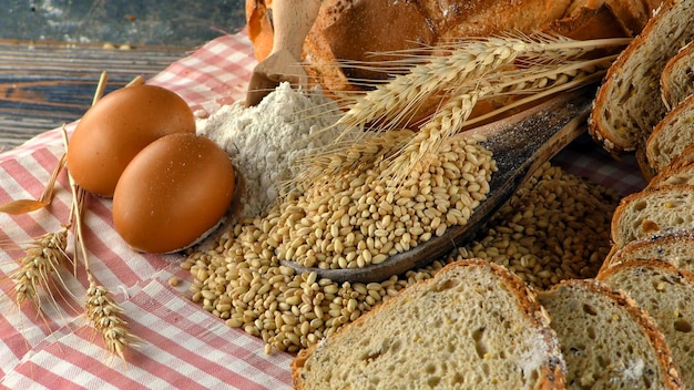 Heerlijk Vers Brood Voedsel Concept