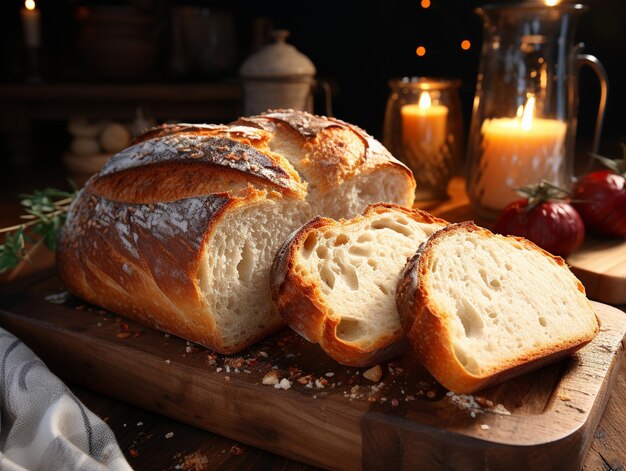 Heerlijke bakkerij brood foto