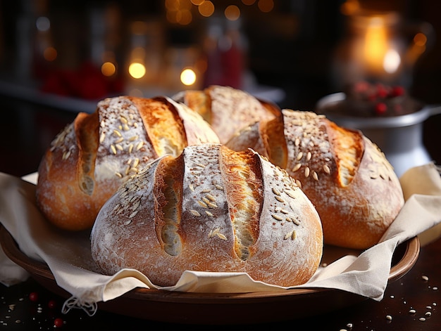 Heerlijke bakkerij brood foto