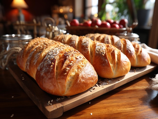 Heerlijke bakkerij brood foto