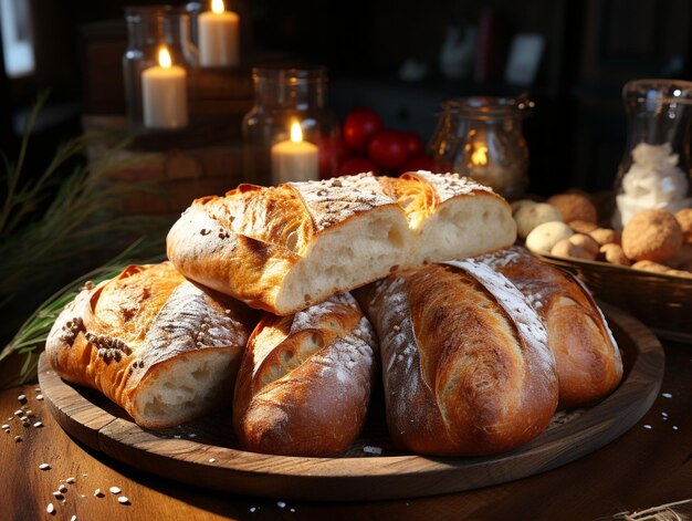 Heerlijke bakkerij brood foto