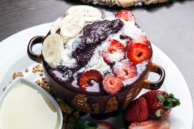 Heerlijke Braziliaanse aÃ§ai cream