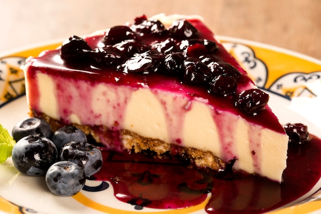 Heerlijke cheesecake met bessen