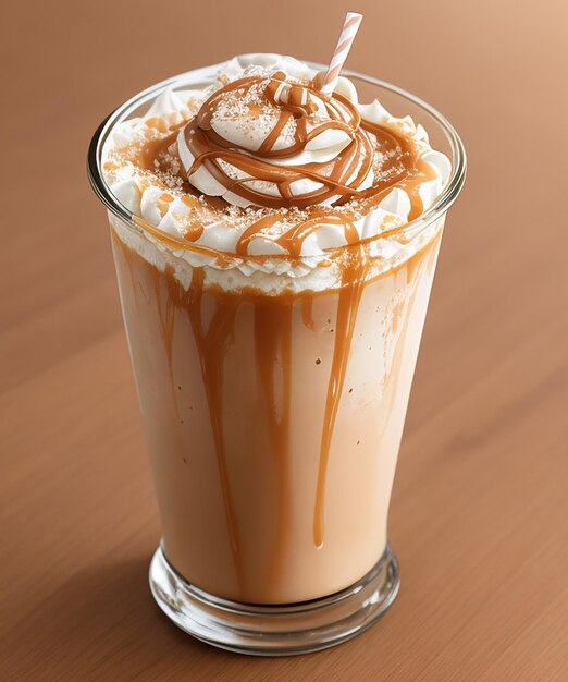 Heerlijke chocolade Caramel Frappe