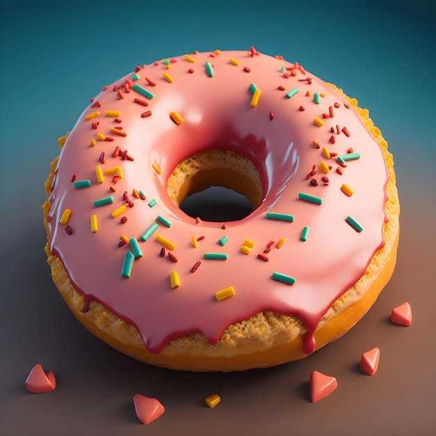 Foto heerlijke donut