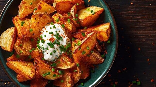 heerlijke gebakken aardappelen