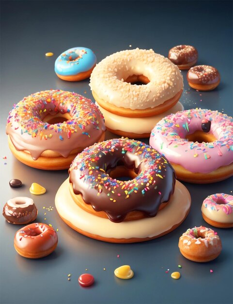 Heerlijke geglazuurde donuts