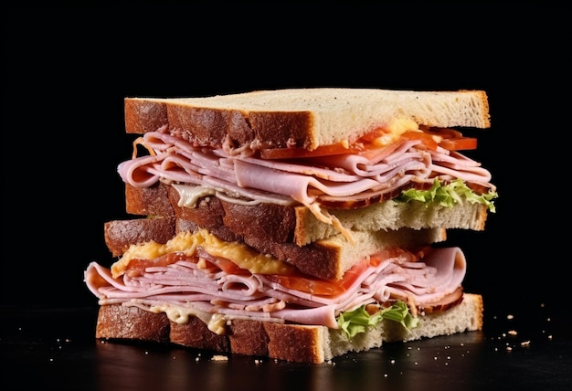 Heerlijke hamsandwich