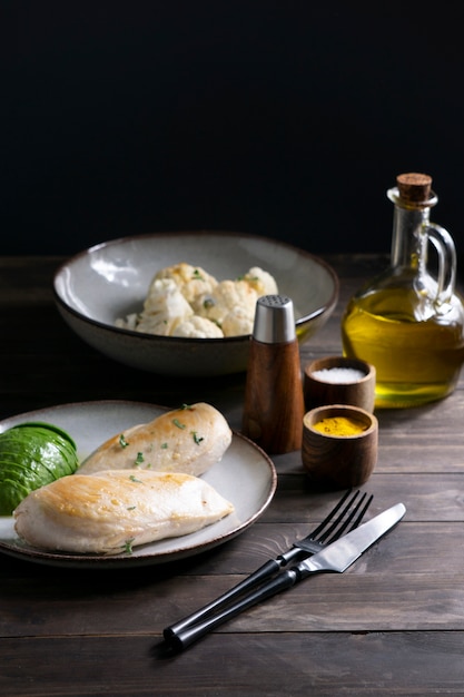 Foto heerlijke ingrediënten voor het keto-dieet