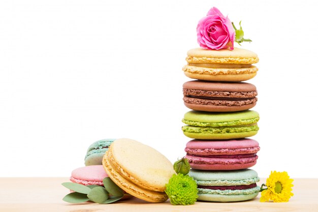 Heerlijke kleurrijke macarons