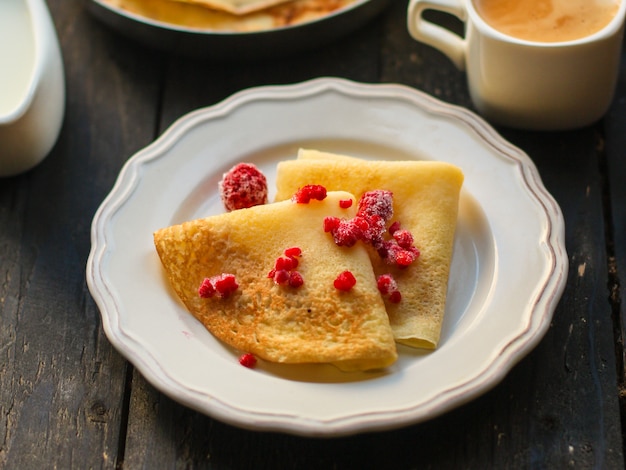 Heerlijke pannenkoeken voor het ontbijt