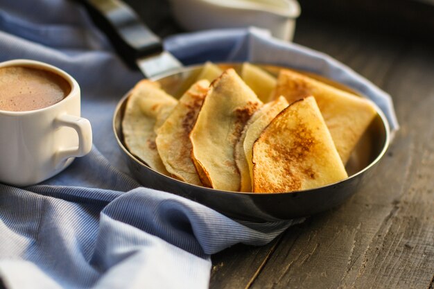 Heerlijke pannenkoeken voor het ontbijt