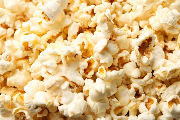 Heerlijke popcorn op hele achtergrond