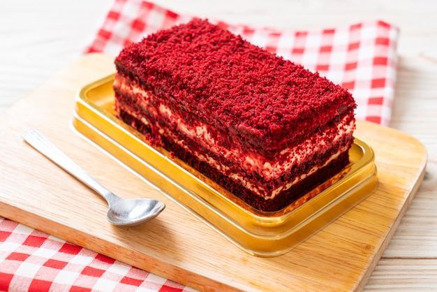 Heerlijke roodfluwelen cake