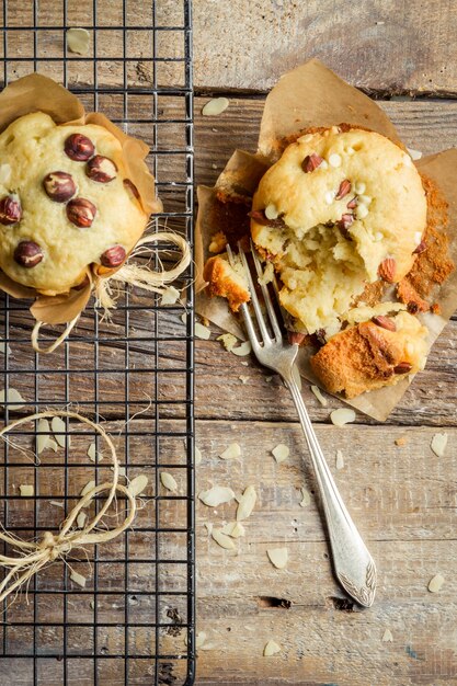 heerlijke smakelijke cake, bovenaanzicht