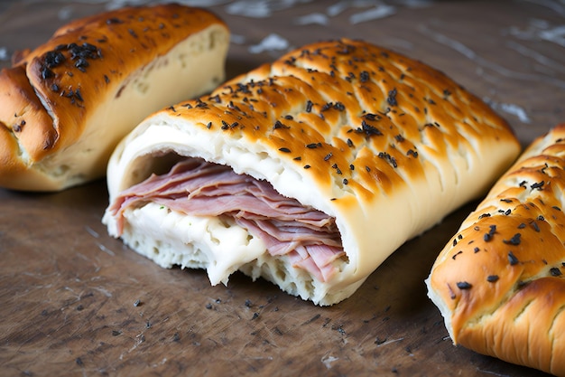 Heerlijke snacks uit een snackbar snacks uit een reep die lekker zijn van buiten en met een heerlijke vulling van binnen Een Braziliaanse zoute klassieker die het gehemelte op scherp zet AI gegenereerd