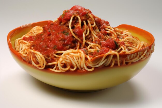 Heerlijke spaghetti schaal Generate Ai