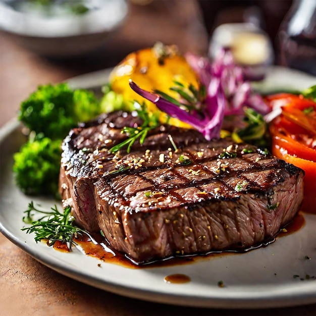 Heerlijke steak foto food fotografie