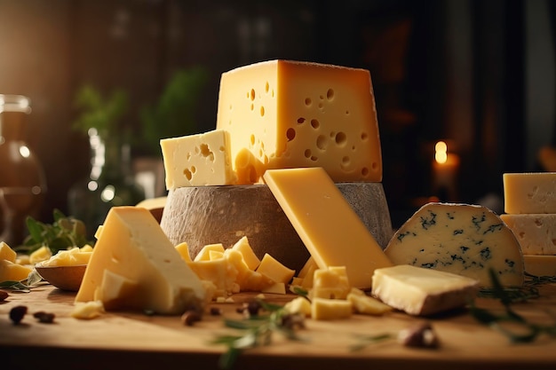 Heerlijke stukjes kaas