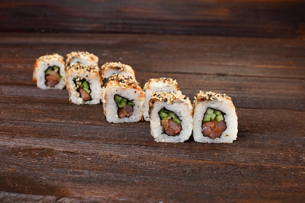 Heerlijke sushi rollen