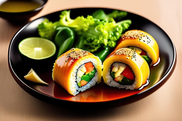 Heerlijke sushi rollen.